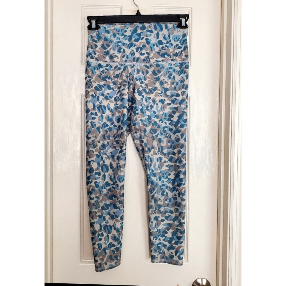 Evolution And Creation The Mia Legging Blue Camo Leopard High Rise Medium